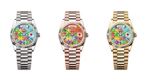rolex rozowy